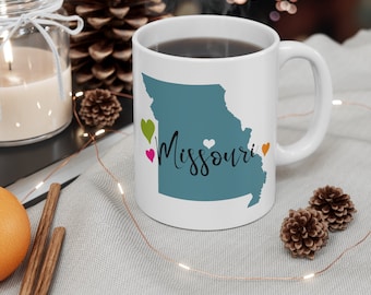 Missouri State Mug, Missouri Lover Gift, Missouri Coffee Mug, Missouri Gifts