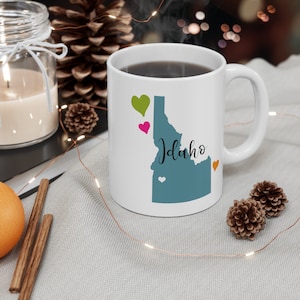Idaho Coffee Mug, Coffee Cup Gift, Idaho Lover Gift, Idaho Coffee Cup, Idaho Gifts