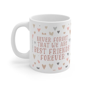 Coffee Mug Best Friends Forever, Coffee Lover, Coffee Mug Gifts, Friendship Mugs, Friendship Gifts, Gifts for Friend