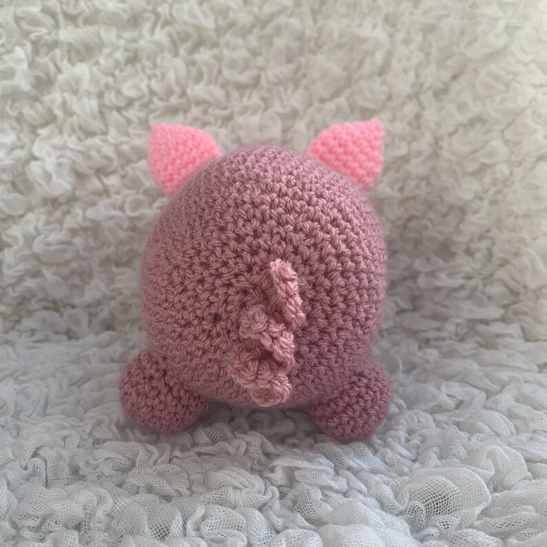 Crochet Pig Teddy Pattern PDF Lulu Piggy Plush Soft Toy Pattern UK US Terms image 5