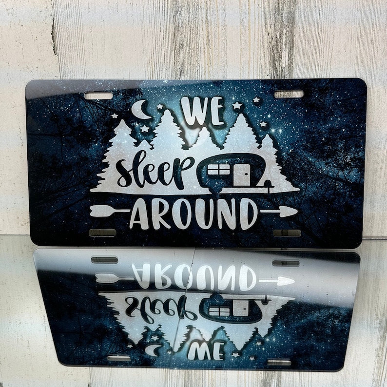 Camper Vanity License Plate Etsy