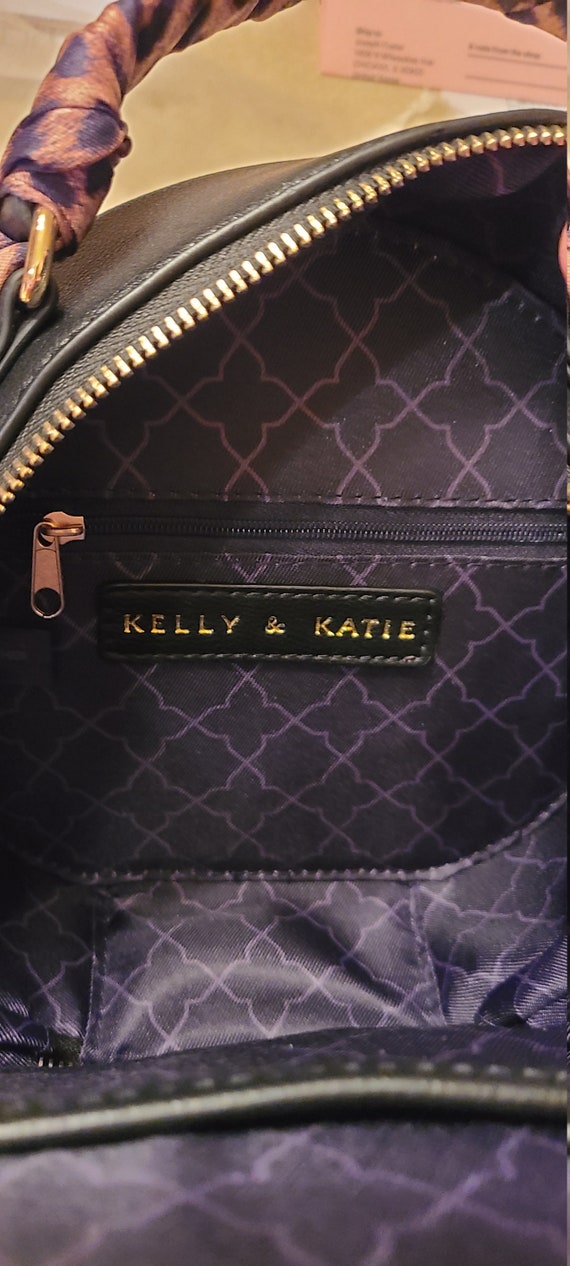 Kelly & Katie Black Crossbody / Carry Handbag wit… - image 4