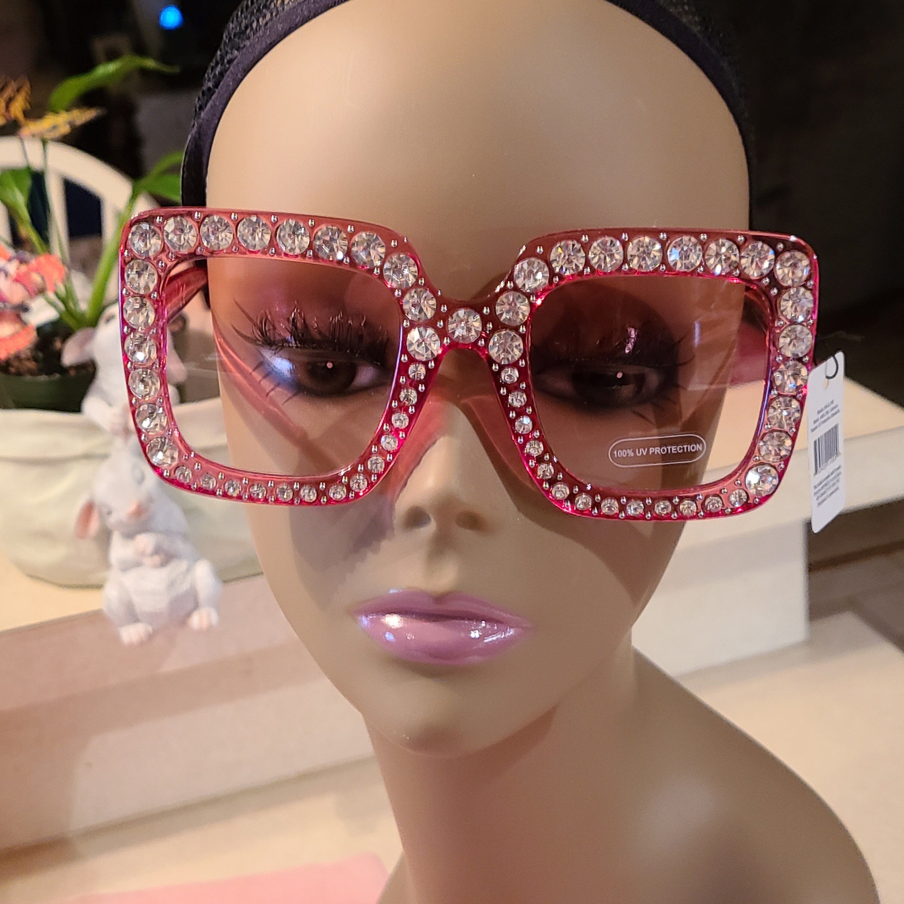 Lady Gaga Style Rhinestone Cat Eye Celebrity Sunglasses – CosmicEyewear