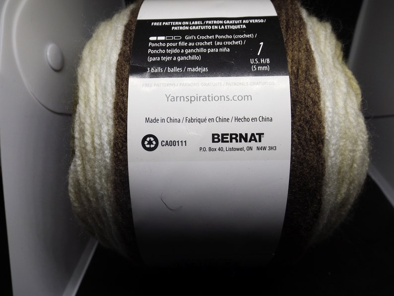Bernat Pop Yarn Colour 84011 Hot Chocolate 140 Grams/5 Etsy