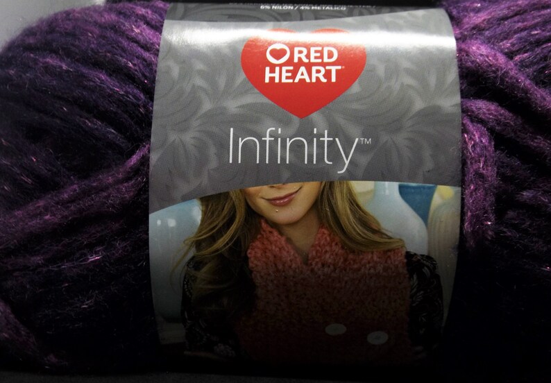Red Heart Infinity Yarn #9530 Enchanted ~ 3.5 Ounces 129 Yards knitting, crochet 100 Grams