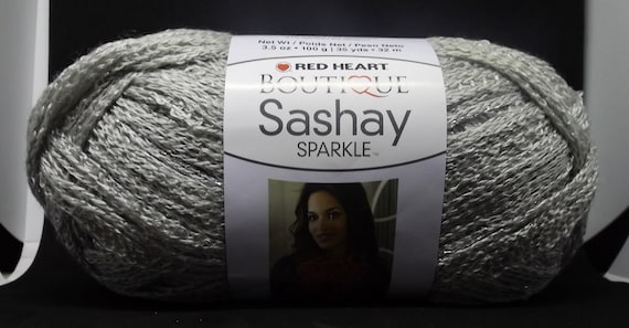 Red Heart boutique sashay yarn GREY