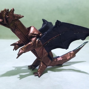 Origami Dragon Crease Pattern | Natural color change