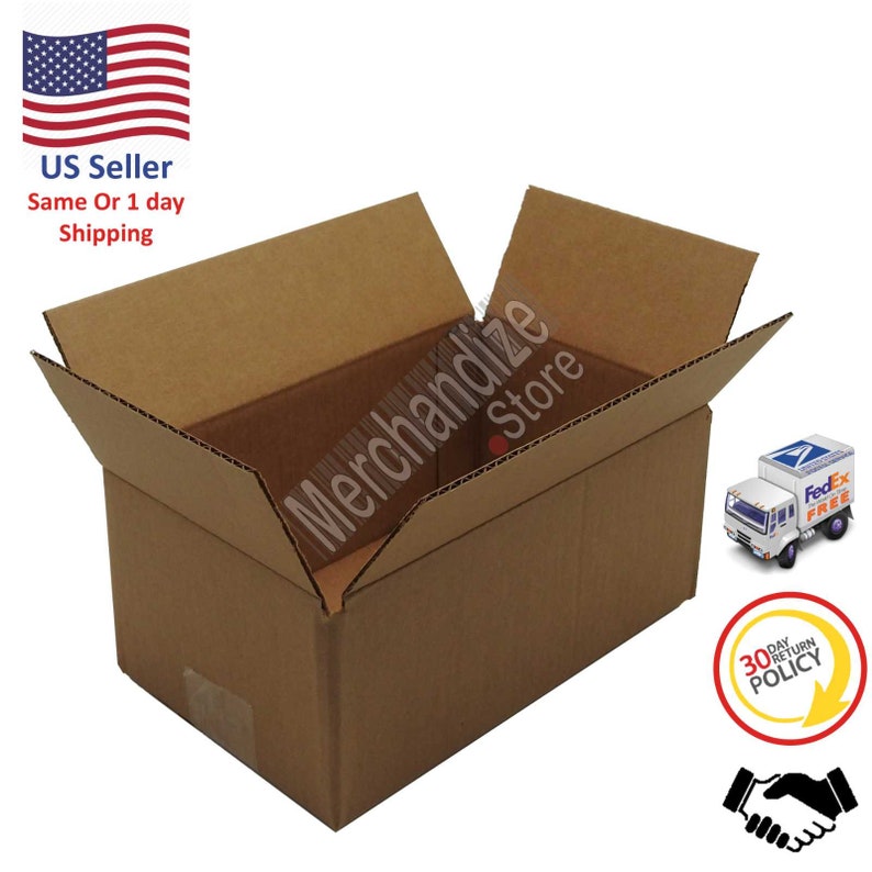 100 8x8x6 Corrugated Cardboard Shipping Mailing Packing Moving Boxes Box Carton