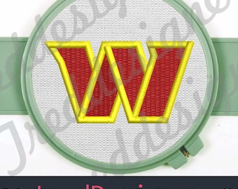Washington Commanders embroidery design