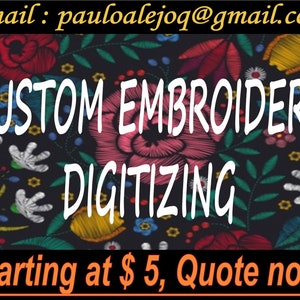 custom embroidery design