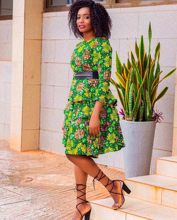 Clothing African Print Dresses for Women Africa Print Dress Kent Dresses  African Clothing Women's Fashion African Fashion Dresses - Etsy
