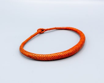 African Genuine Leather Choker