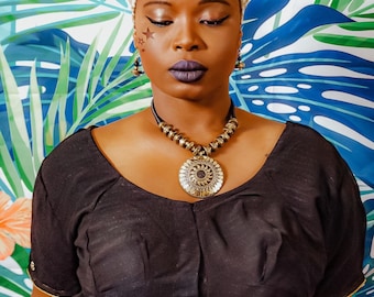 African necklace african jewelry statement jewelry jewelry set  personalized necklace boho necklace