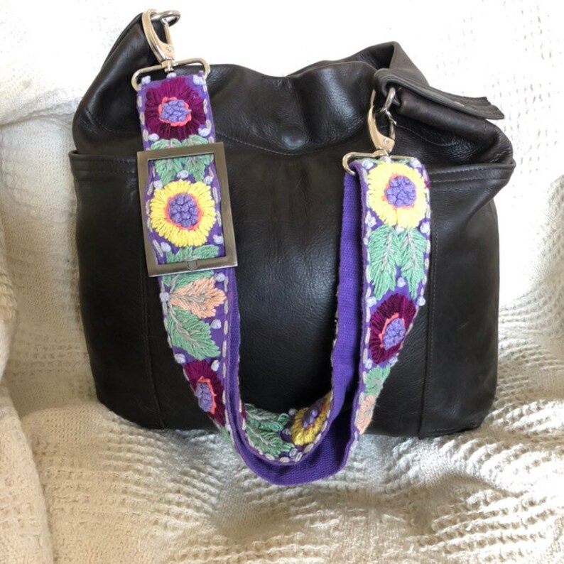 Hand Embroidered Indian Cotton Strap NEW!!