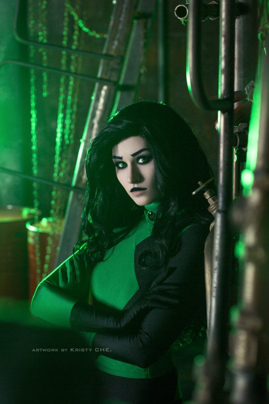 Sexy Shego Kim Possible halloween cosplay costume suit for | Etsy