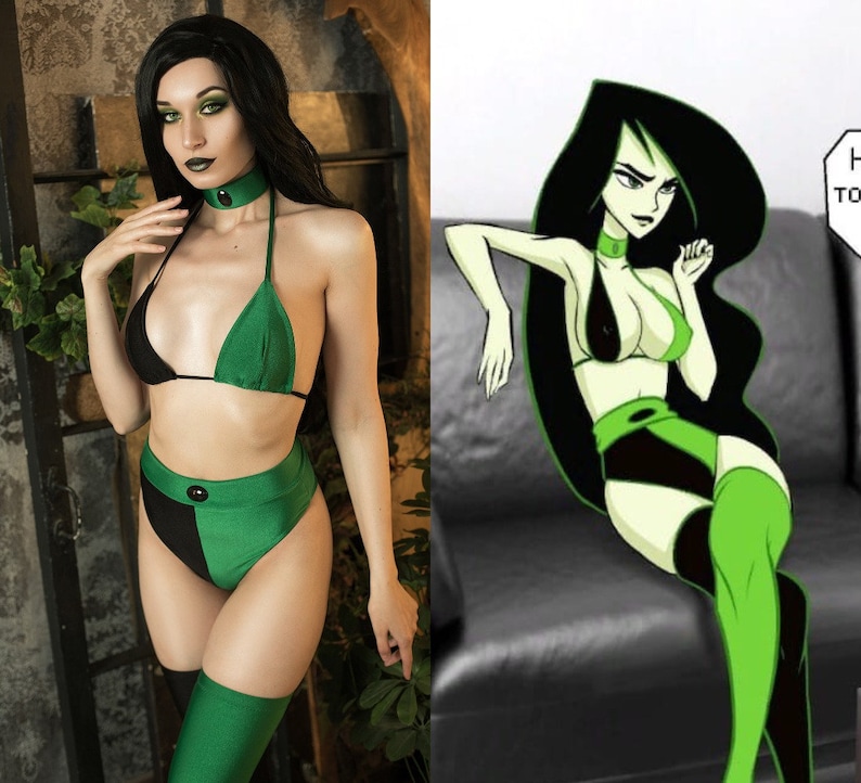 Today i'm sharing how me and my sister made our shego and kim possible...