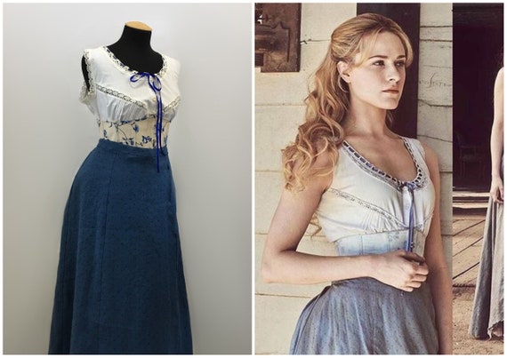 Westworld Cosplay Costume Dolores Abernath Cosplay Clothing Full Set Halloween