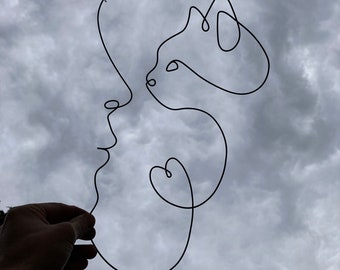 Wall Hanging Wire Sculpture - Etsy Australia Wall Hanging Wire Sculpture - Etsy Australia
