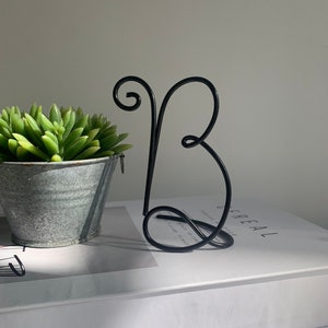 Custom Wire Art Letter, Shelf Decor, Personalized Metal Letter, Wedding Decor, Gold Home Decor, Home Sign Decor, 3D Letter, Unique Gift image 5