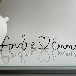 Carta de arte de alambre personalizado,decoración de estante,carta de metal personalizada,decoración de boda,decoración de oro para el hogar