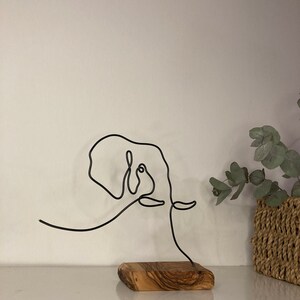 Wire Art Elephant /wire Art - Etsy