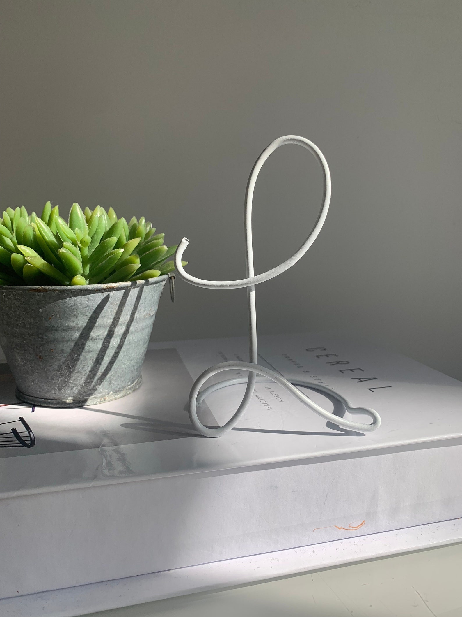 Custom Wire Art Letter Shelf Decor Personalized Metal | Etsy