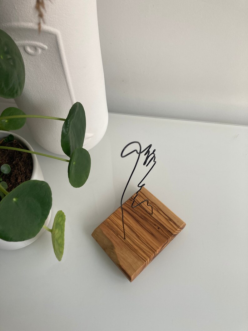 Wire Art One Line Couple Kiss Wire Sculpture of Abstract - Etsy