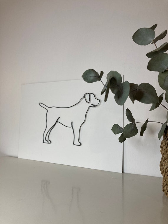 Wire Art Dog / Wire Art | Etsy