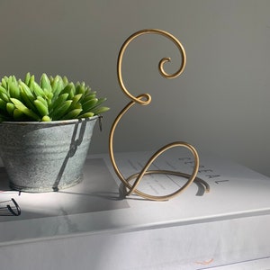 Custom Wire Art Letter, Shelf Decor, Personalized Metal Letter, Wedding Decor, Gold Home Decor, Home Sign Decor, 3D Letter, Unique Gift image 10