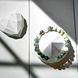 The Nature Goddess Bracelet / Carefully Chosen Stones to help you connect to mother nature, abundance & wealth
