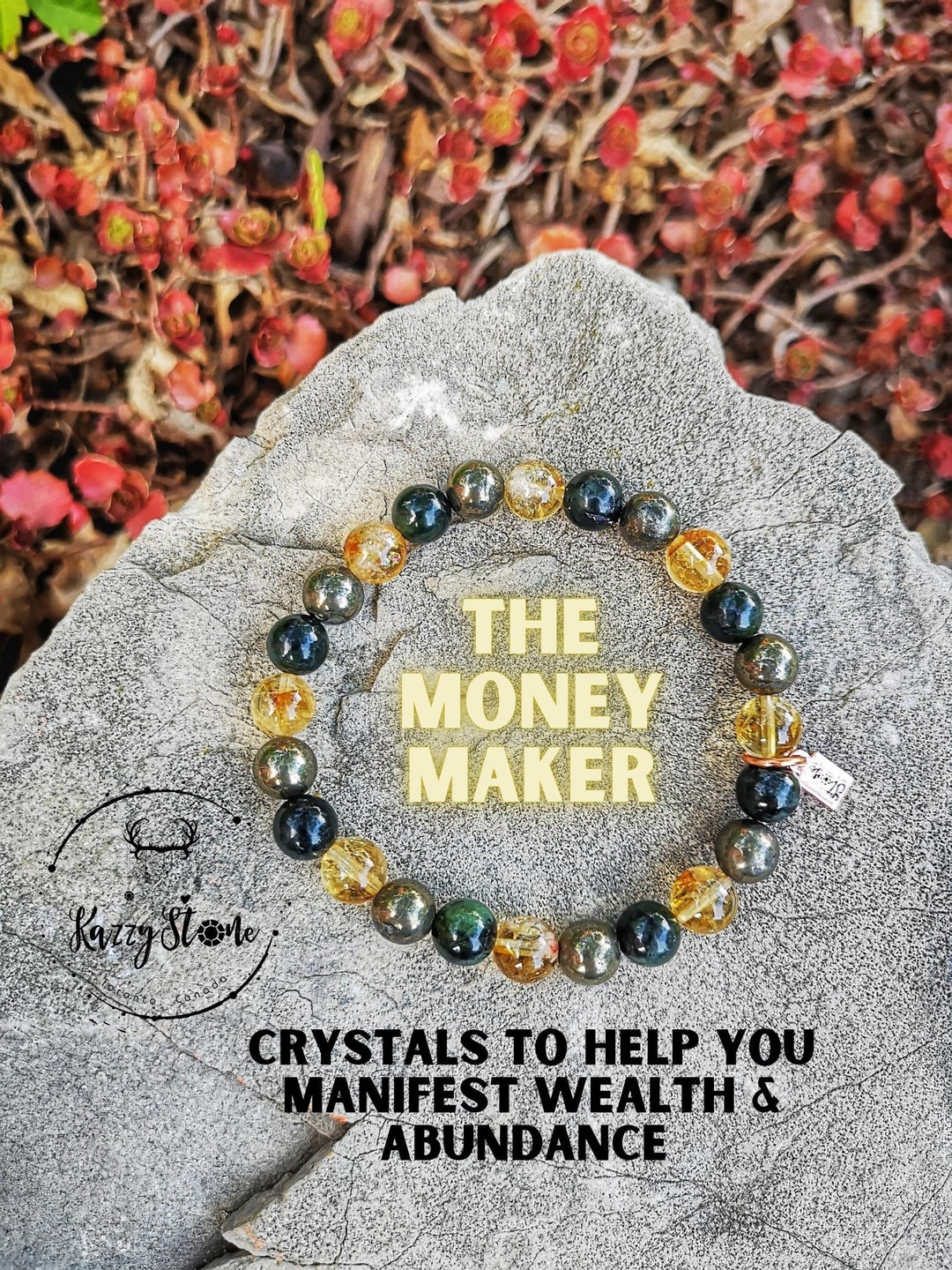 Wealth Manifestation Bracelet / the MONEY MAKER Manifest All the ...