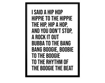 Rappers Delight Etsy