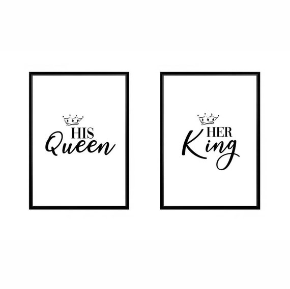 His Queen Her King Bed Set Hanaposy