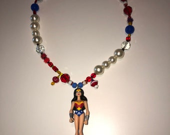 Artist Statement Necklace/Wonder Woman
