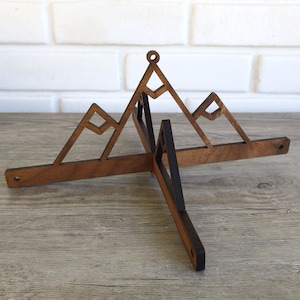 Mountain Baby Mobile Hanger for the Nursery, Eco-Friendly DIY Woodland Mobile Frame