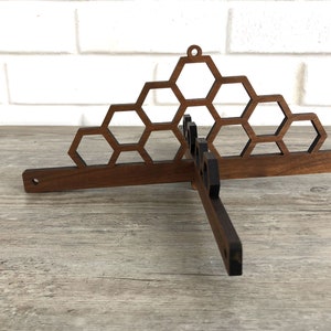 Honeycomb Baby Mobile Hanger for the Nursery, Eco-Friendly DIY Mobile Frame