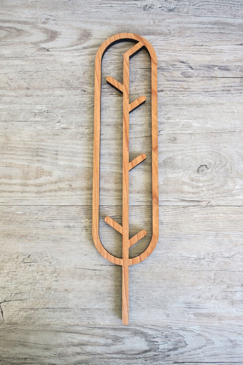 Set of 3 Eco Friendly Wood Feathers Wooden Scandinavian Decor Etsy
