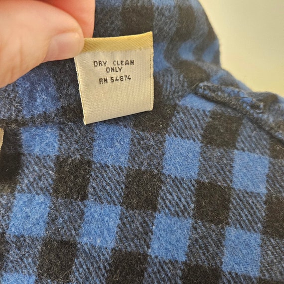 Limited America Zip Plaid Jacket Wool Cashmere Grunge Sz XS