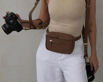 The Hallee Photographer Waist Bag, SD card holder, Bum bag