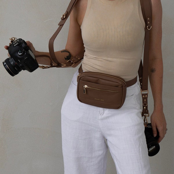 The Hallee Photographer Waist Bag, SD card holder, Bum bag