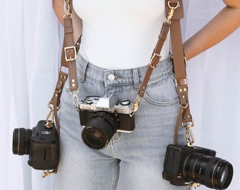 The Hallee Third Camera Straps, Dual Camera Harness Extension Straps