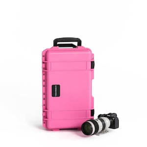 The Kendall Camera Hard Case, Pink Camera Hard Case, Protective Waterproof Camera Case