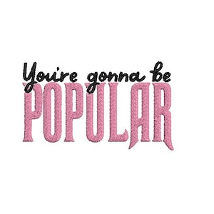 Popular Wicked ~  Machine Embroidery Design File