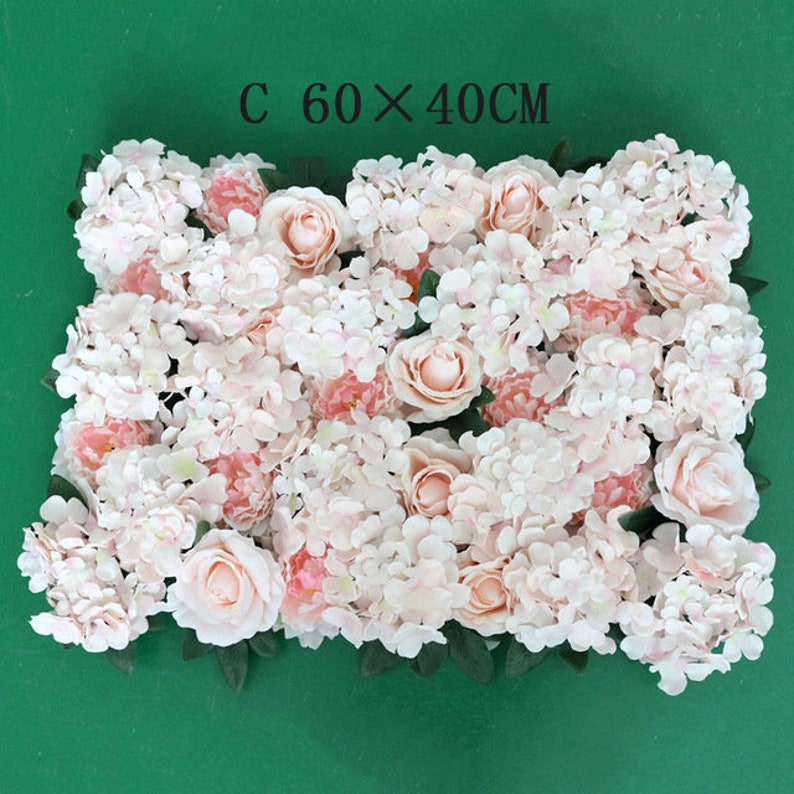 2pcs/lotArtificial Silk fake Flowers wall for Wedding home Etsy