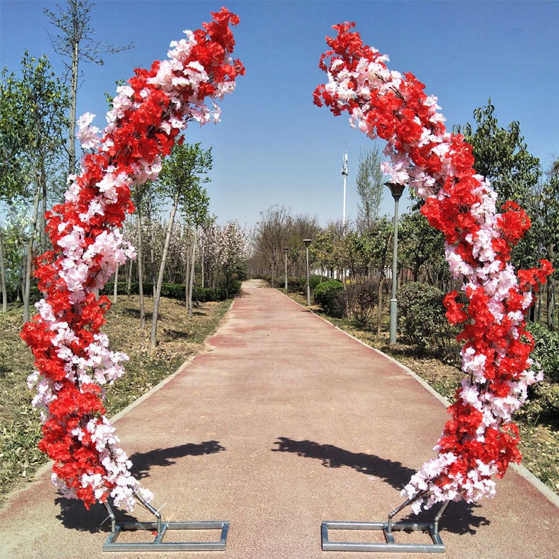 Cherry blossoms arch Wedding arch floral archway Artificial Etsy