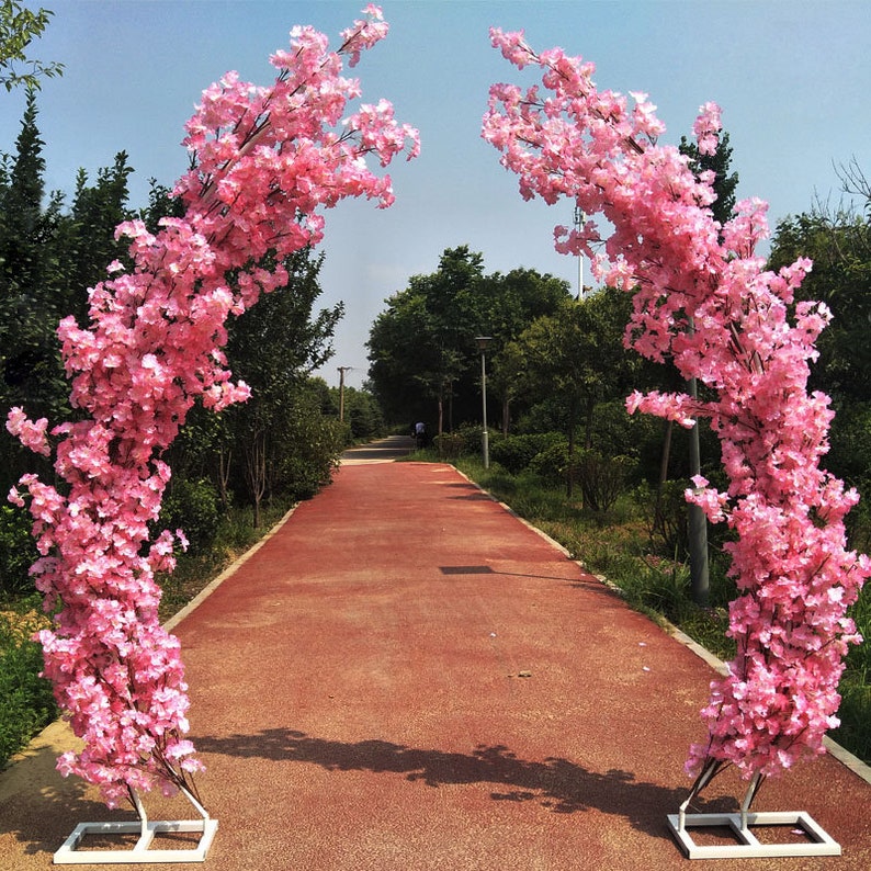 Cherry blossoms arch Wedding arch floral archway Artificial Etsy