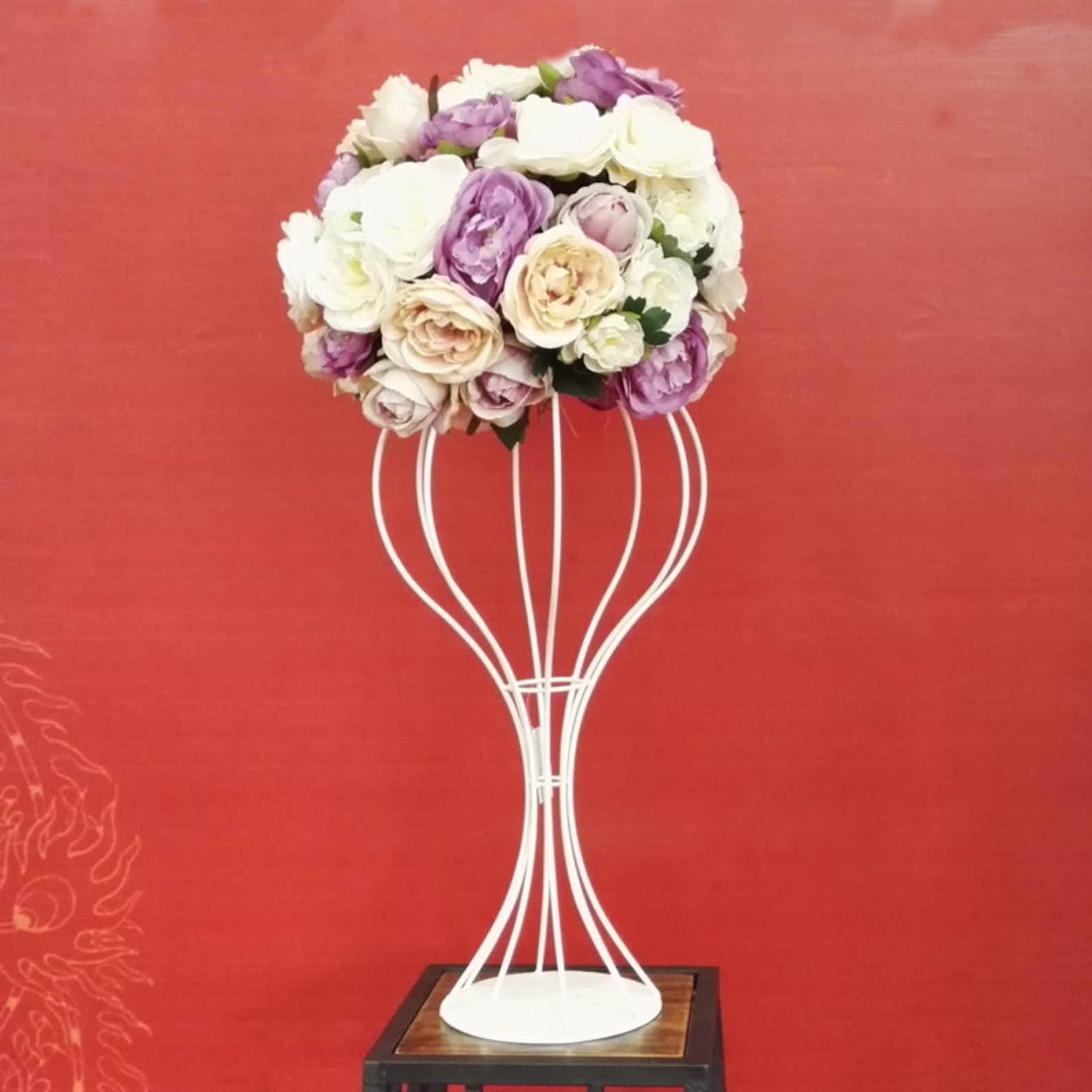 Wedding floral stand centerpiece flower stand for tables road Etsy