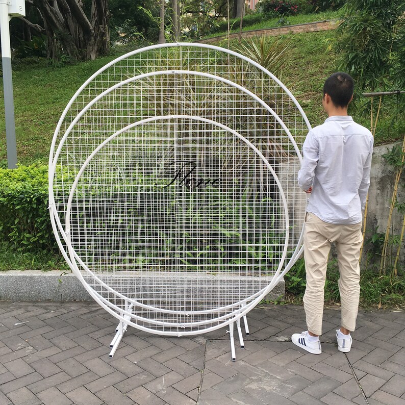 circle backdrop stand