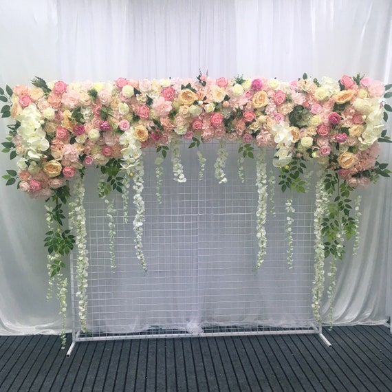 Customize artificial flowers wall wedding backdrop flower wall Etsy