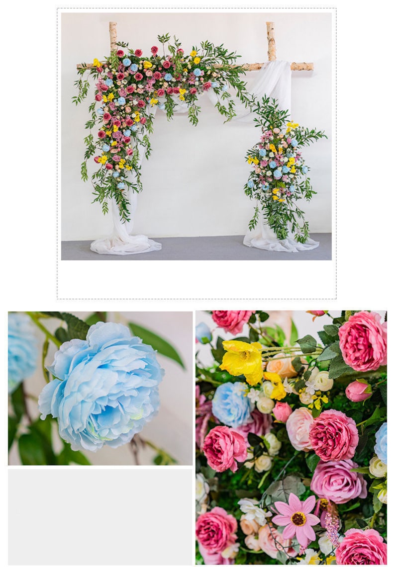 faux flower arch faux flower arch